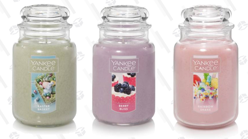 Yankee Candle Large Easter Candles | $10 | Yankee Candle | Promo Code HOP10LG